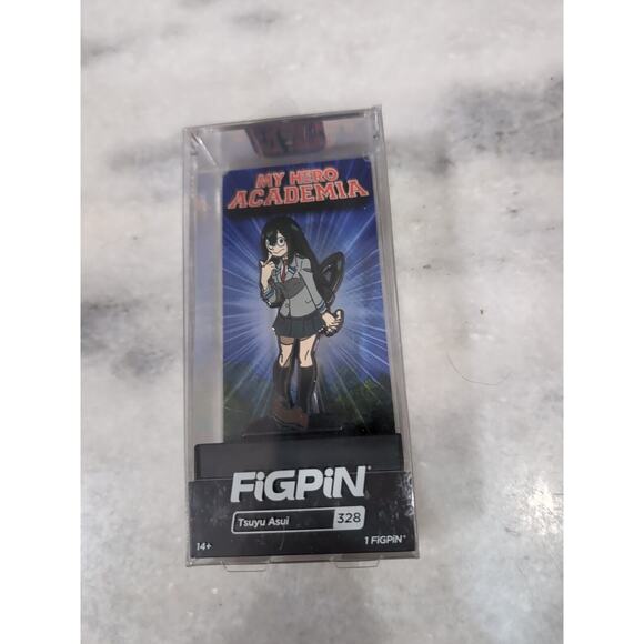 FigPin #328, My Hero Academia Tsuyu Asui,‎ School Outfit, Premium Case, Unlocked - Picture 1 of 5